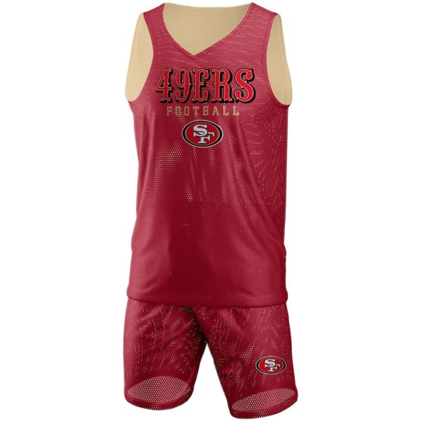 FOCO Big Logo Mesh Set - NFL San Francisco 49ers