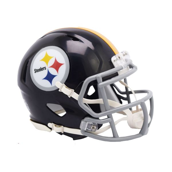 Riddell Mini Football Helmet Speed Pittsburgh Steelers 63-76