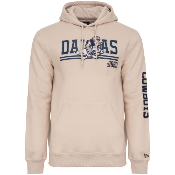 New Era Fleece Hoody - NFL SIDELINE Dallas Cowboys stone