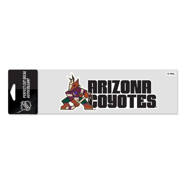 NHL Perfect Cut Aufkleber 8x25cm Arizona Coyotes