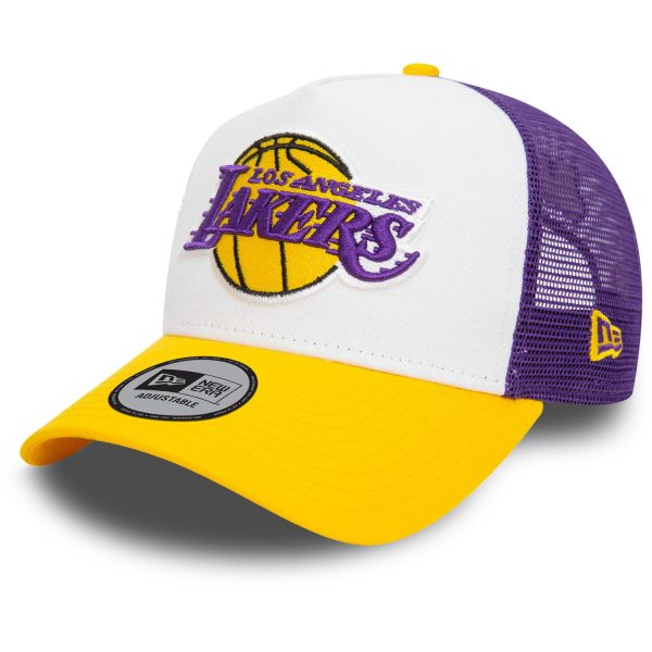 New Era Adjustable Mesh Trucker Cap - NBA Los Angeles Lakers