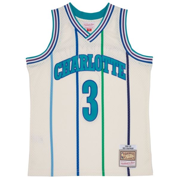 Swingman Jersey Charlotte Hornets OFF-WHITE Rex Chapman