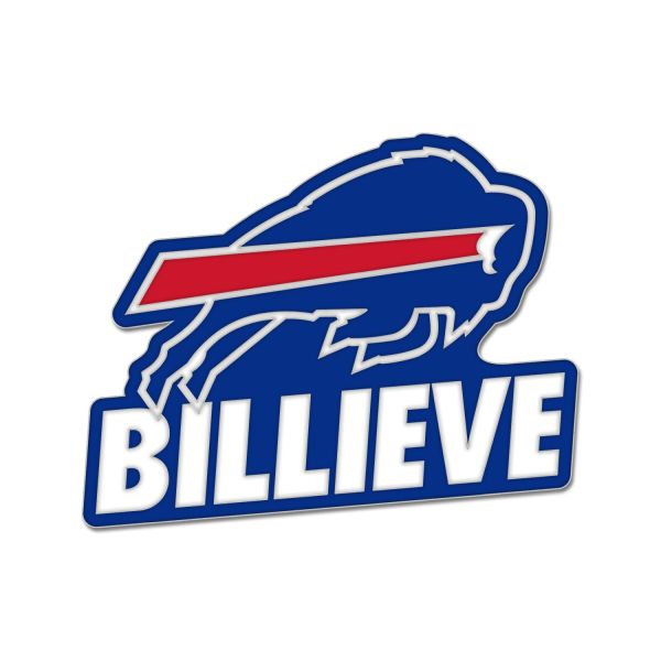 NFL Universal Jewelry Caps PIN Buffalo Bills SLOGAN