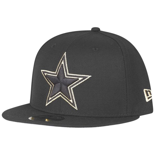 New Era 59Fifty Fitted Cap - Dallas Cowboys schwarz / gold
