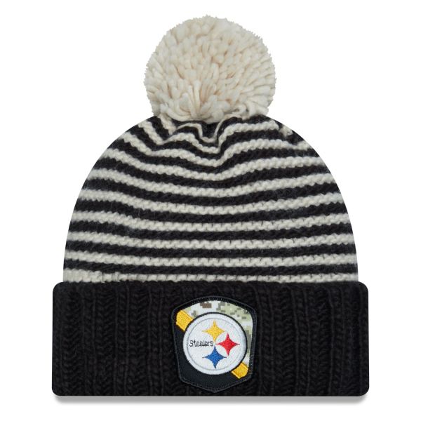 New Era Salute to Service Femme Bonnet - Pittsburgh Steelers