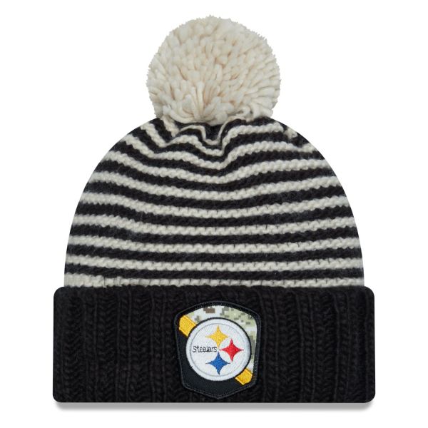 New Era Salute to Service Women's Beanie Pittsburgh Steelers