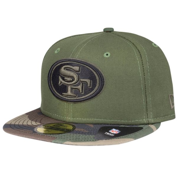 New Era 59Fifty Cap - STARS San Francisco 49ers olive camo