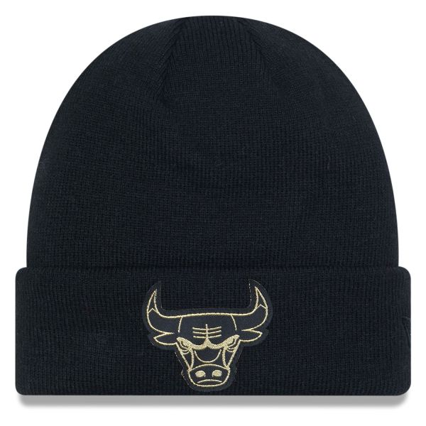 New Era Winter Beanie - METALLIC BADGE Chicago Bulls