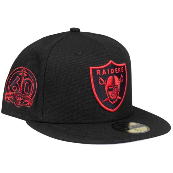 New Era 59Fifty Fitted Cap - 60TH Las Vegas Raiders