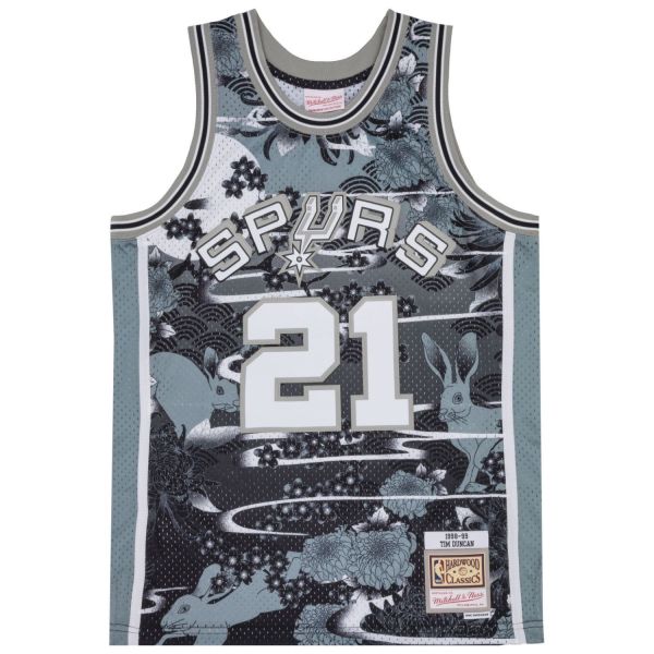 Swingman Mesh Jersey San Antonio Spurs ASIAN Tim Duncan