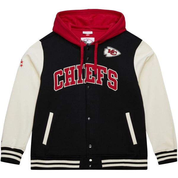 M&N Midweight Hooded Fleece Jacket - Kansas City Chiefs
