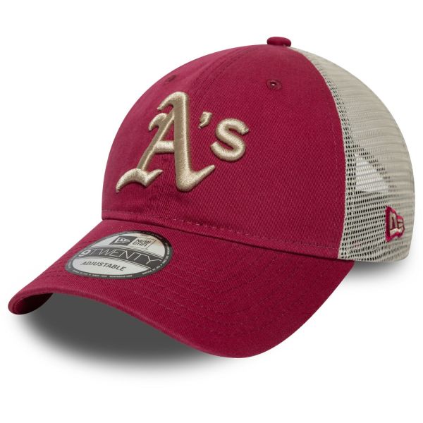 New Era 9Twenty Trucker Cap - Oakland Athletics celtic green