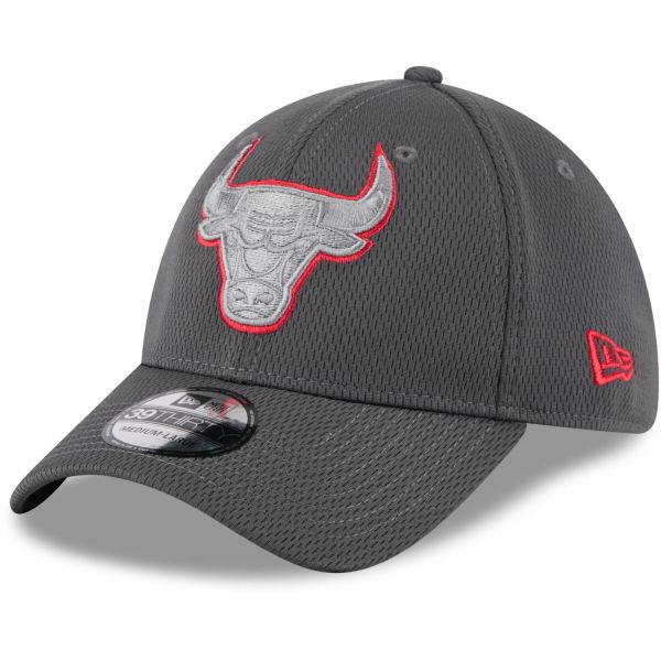 New Era 39Thirty Stretch Cap - Chicago Bulls charcoal