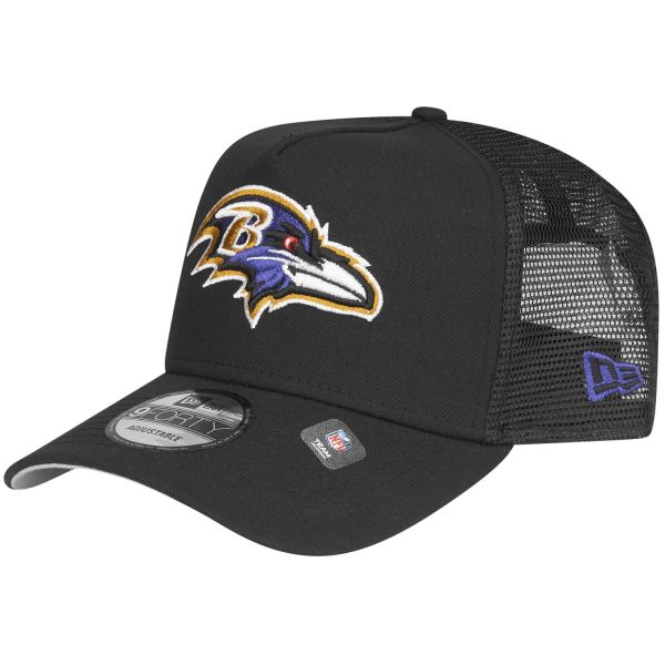 New Era A-Frame Snapback Trucker Cap - Baltimore Ravens