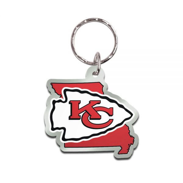 Wincraft STATE Key Ring Chain - NFL Kansas City Chiefs
