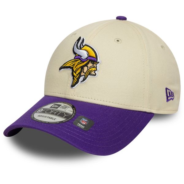 New Era 9Forty Strapback Cap - Minnesota Vikings beige