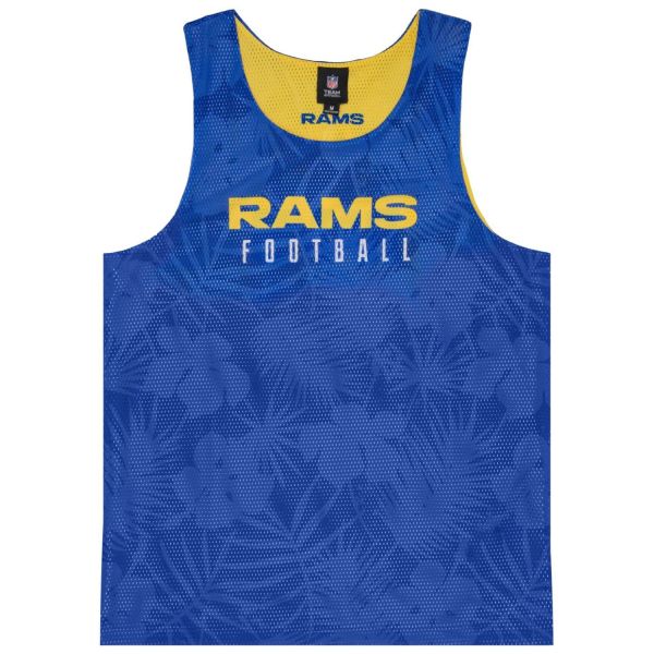 FOCO Reversible Floral Mesh Tank Top - NFL Los Angeles Rams