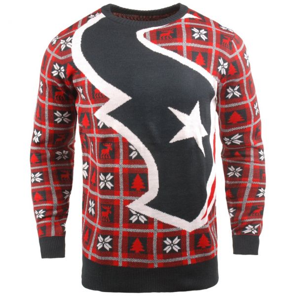 NFL Ugly Sweater XMAS Strick Pullover - Houston Texans