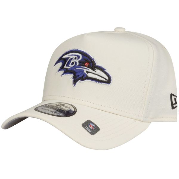 New Era 9Forty A-Frame Cap - Baltimore Ravens chrome white