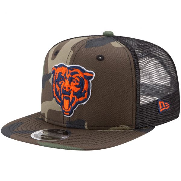 New Era 9Fifty Mesh Snapback Cap Chicago Bears wood camo