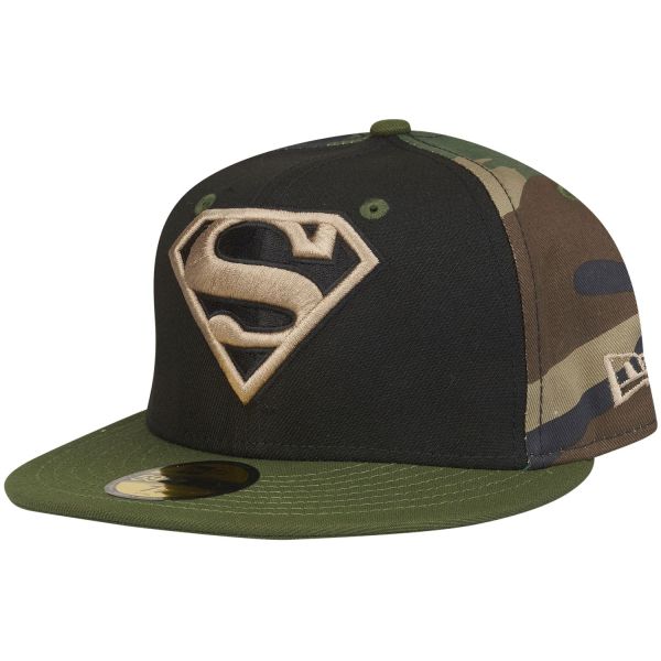 New Era 59Fifty Fitted Cap - SUPERMAN woodland camo