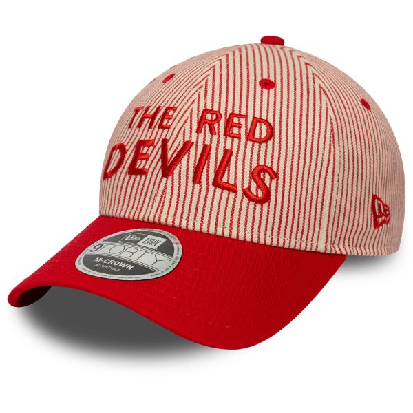 New Era 9Forty M-Crown Cap - PINSTRIPE Manchester United