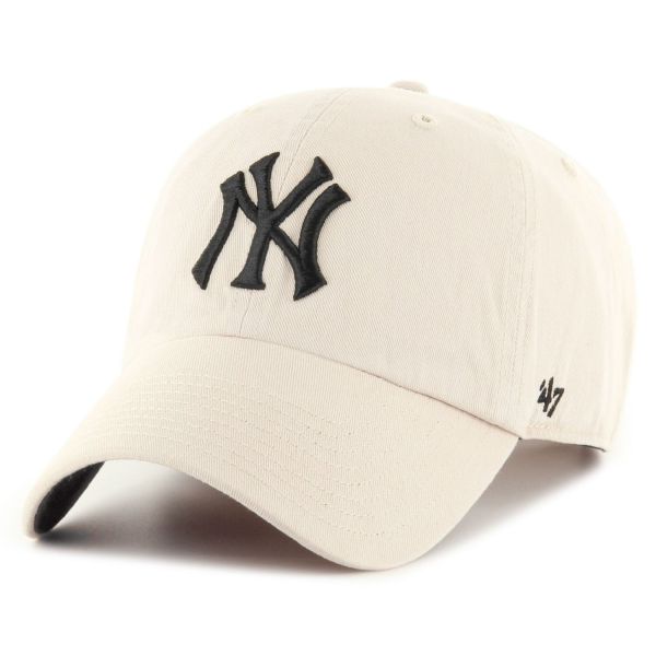47 Brand Ballpark Cap - CLEAN UP New York Yankees bone
