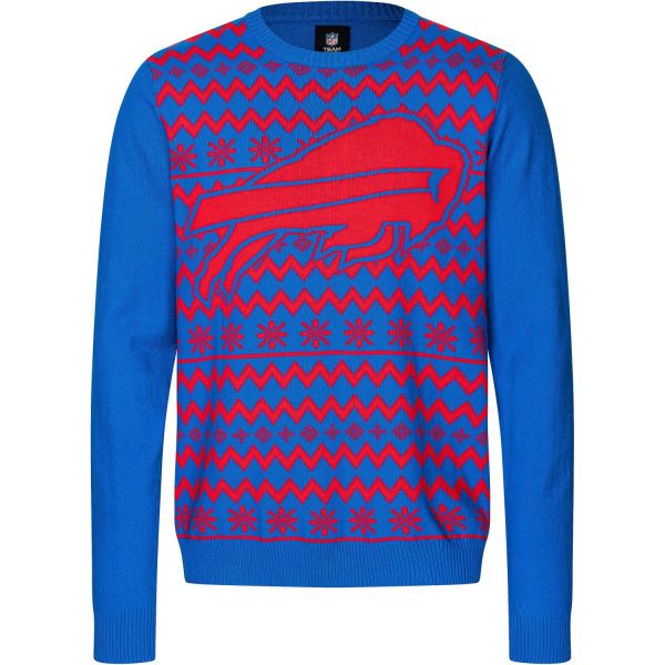 NFL Winter Sweater XMAS Knit Pullover - Buffalo Bills