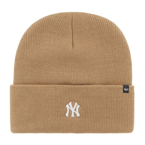 47 Brand Knit Beanie - BASE RUNNER New York Yankees camel