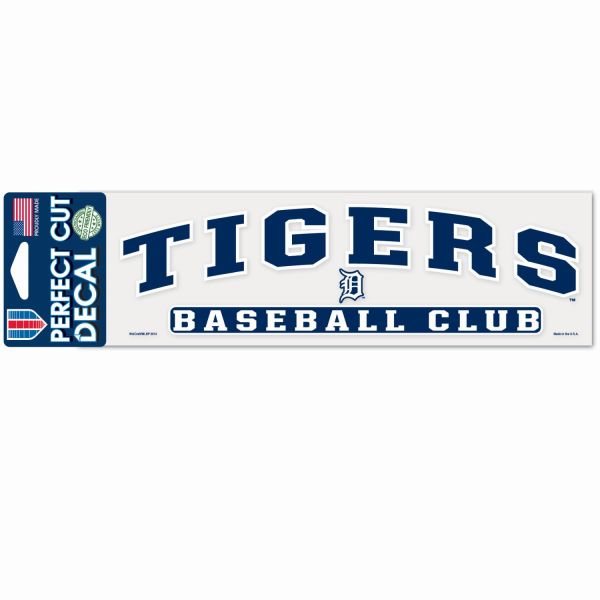 MLB Perfect Cut Aufkleber 8x25cm Detroit Tigers