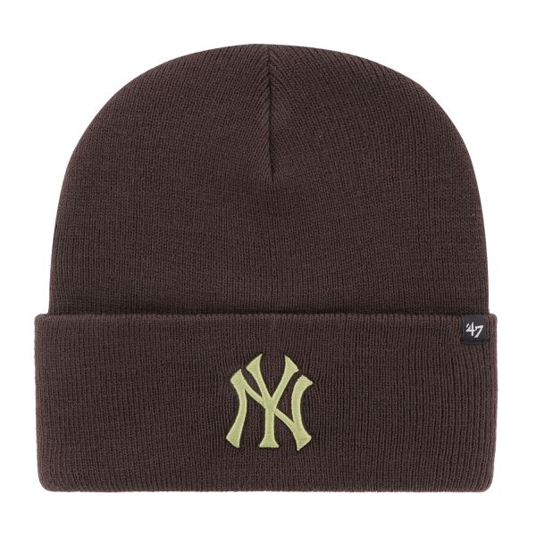 47 Brand Beanie Wintermütze - HAYMAKER NY Yankees braun