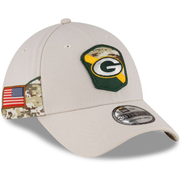New Era 39Thirty Cap Salute to Service Green Bay Packers