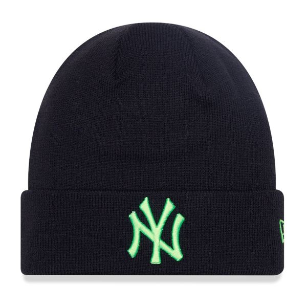 New Era Wintermütze Beanie - NEON GREEN New York Yankees
