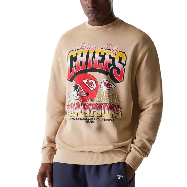 New Era NFL Washed Oversized Pullover - Kansas City Chiefs