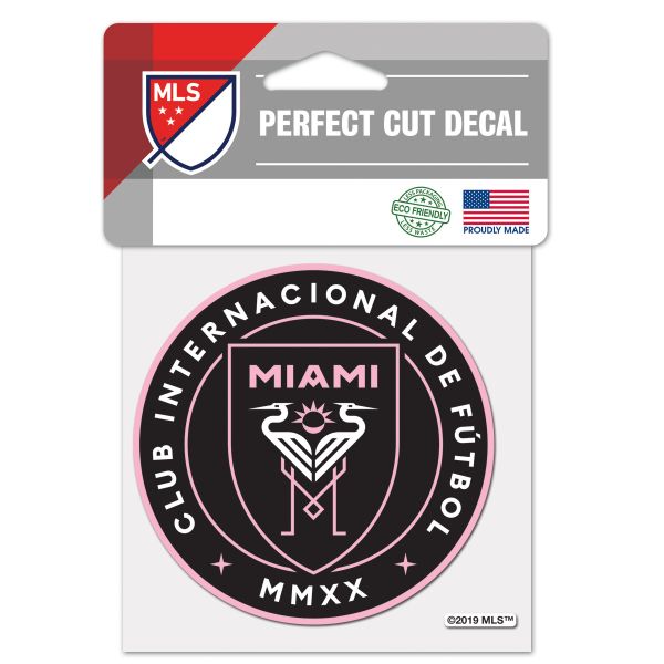 Wincraft Perfect Cut Autocollant 10x10cm - MLS Inter Miami