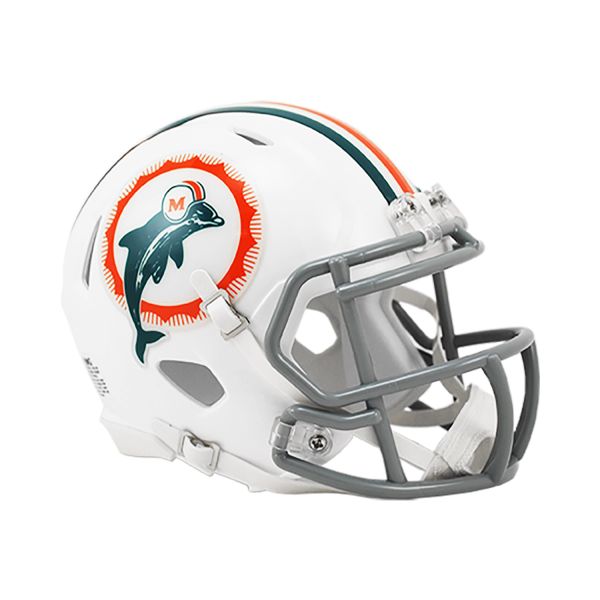Riddell Mini Football Casque Speed Miami Dolphins TRIBUTE
