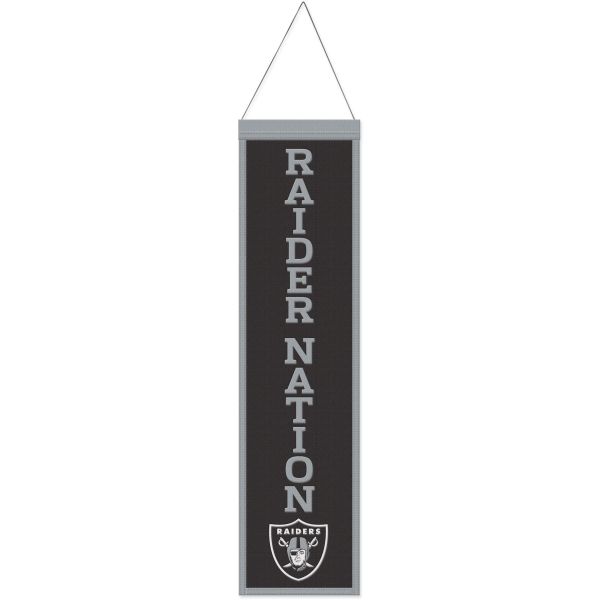 Las Vegas Raiders SLOGAN NFL Wool Banner 80x20cm