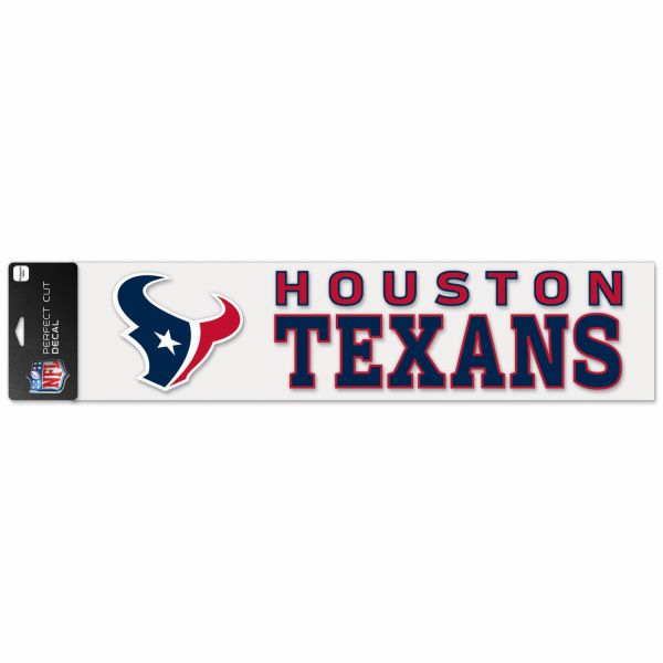 NFL Perfect Cut XXL Autocollant 10x40cm Houston Texans