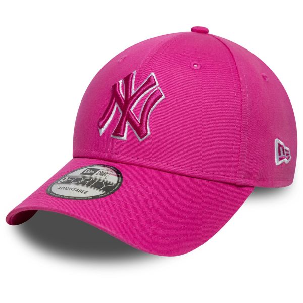 New Era 9Forty Strapback Cap OUTLINE New York Yankees pink