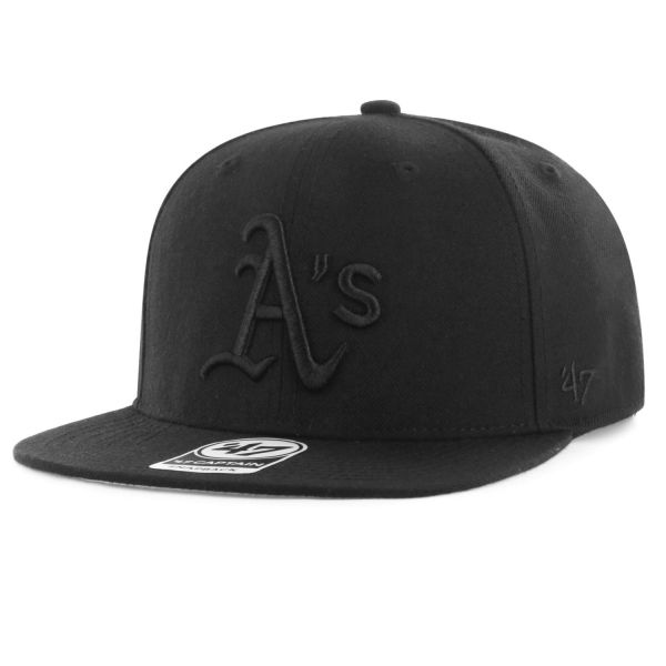 47 Brand Snapback Cap - NO SHOT Oakland Athletics black
