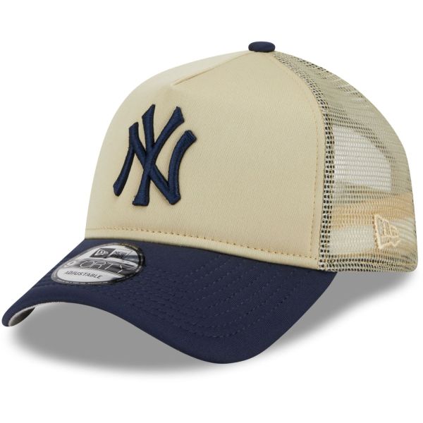 New Era 9Forty Snapback Trucker Cap - New York Yankees beige