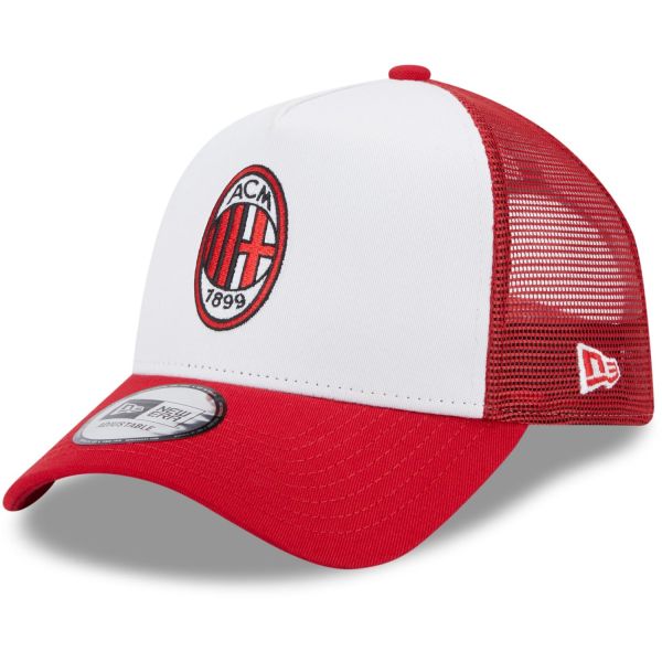 New Era A-Frame Trucker Cap - AC MILAN blanc / rouge