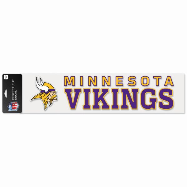NFL Perfect Cut XXL Aufkleber 10x40cm Minnesota Vikings