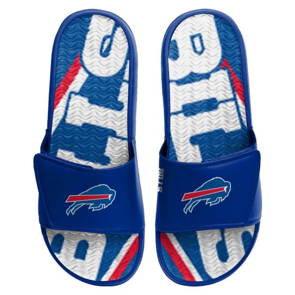 Buffalo Bills NFL GEL Sport Shower Sandal Slides