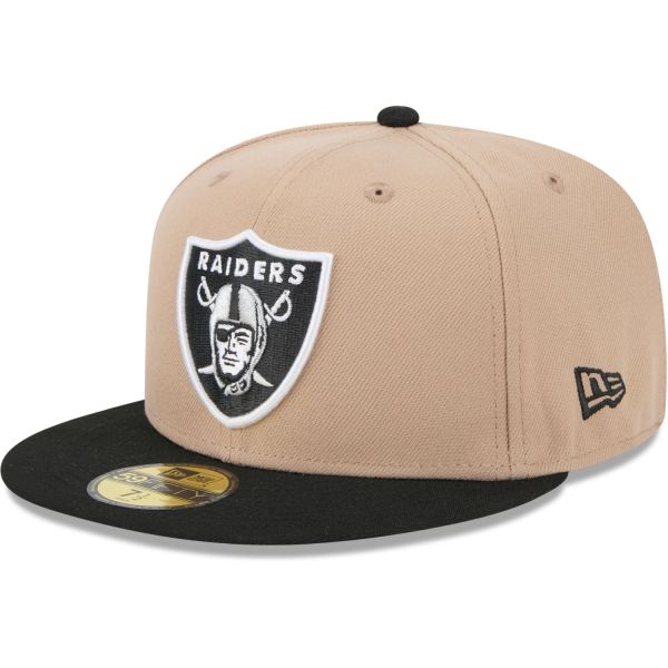 New Era 59Fifty Fitted Cap - Las Vegas Raiders camel beige