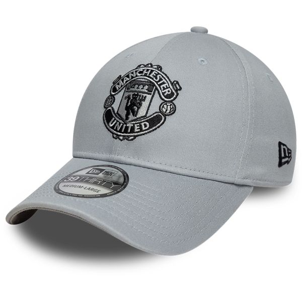 New Era 39Thirty Stretch Cap - Manchester United grau