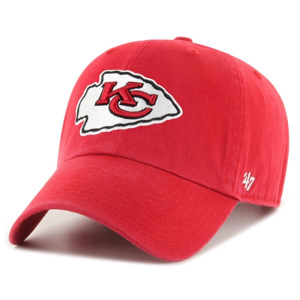 47 Brand Relaxed Cap CLEAN UP Kansas City Chiefs rot