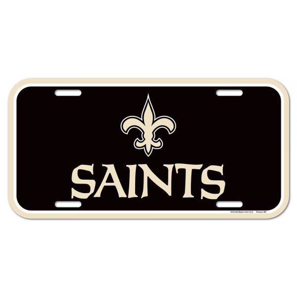 Wincraft NFL License Plate Sign - New Orleans Saints