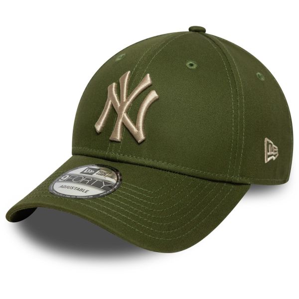 New Era 9Forty Strapback Cap - New York Yankees oliv