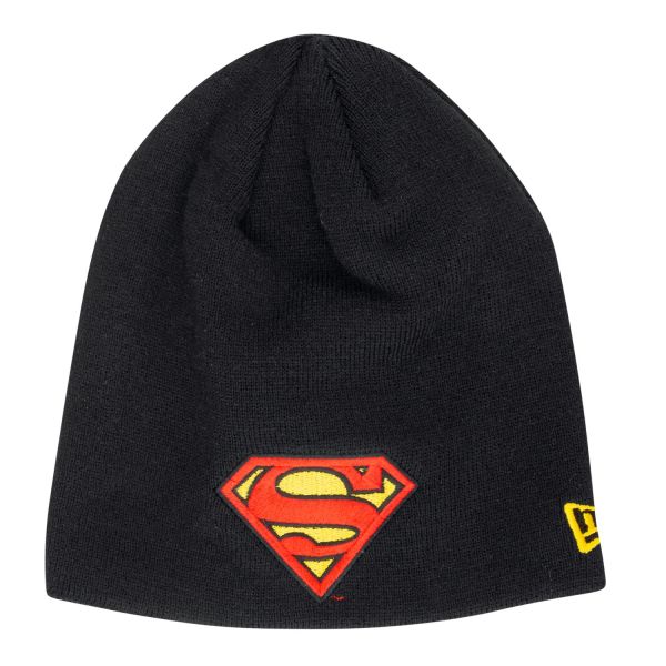 New Era Knit Bonnet d'hiver SKULL Beanie - SUPERMAN noir